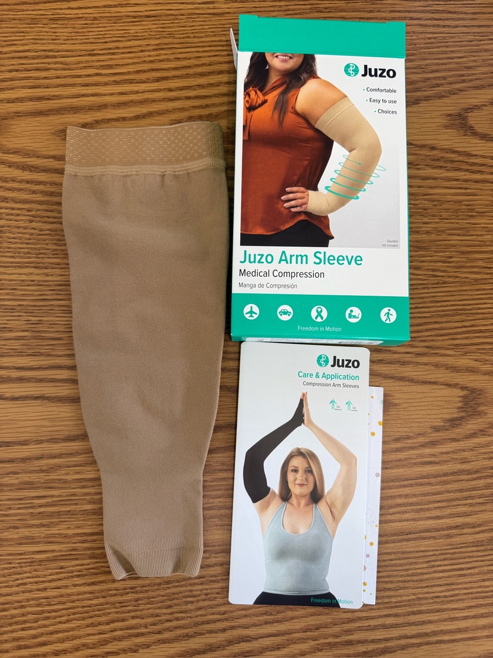 Juzo Compression Sleeve in Sand 20-30mmHg “Dynamic Sleeve Max”